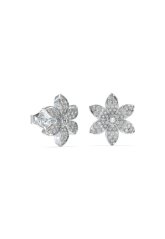 Guess White Lotus náušnice JUBE04145JWRHT/U