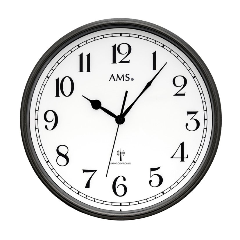 Designové nástěnné hodiny 5611 AMS řízené rádiovým signálem 37cm Designové nástěnné hodiny 5611 AMS řízené rádiovým signálem 37cm