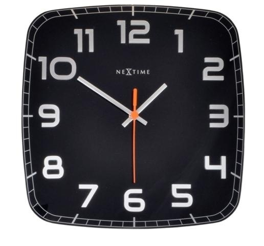 Dizajnové nástenné hodiny 8816zw Nextime Classy square 30cm