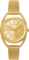 MINET Zlaté dámské hodinky ICON ALL GOLD MESH