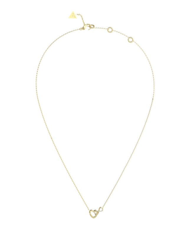 Guess Iconique náhrdelník JUBN05530JWYGT/U Guess Iconique náhrdelník JUBN05530JWYGT/U