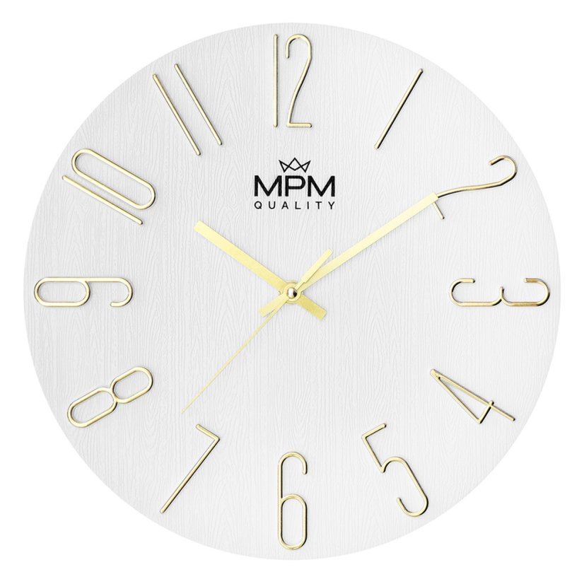 Nástenné hodiny s tichým chodom MPM Primera - A - E01.4302.00