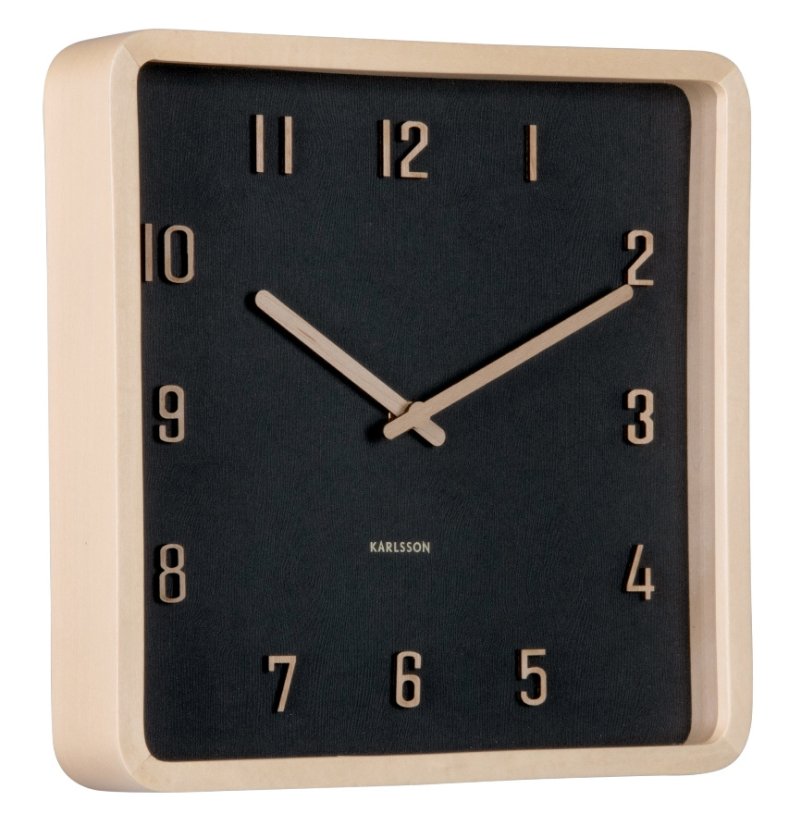 Dizajnové nástenné hodiny 6118BK Karlsson 26cm