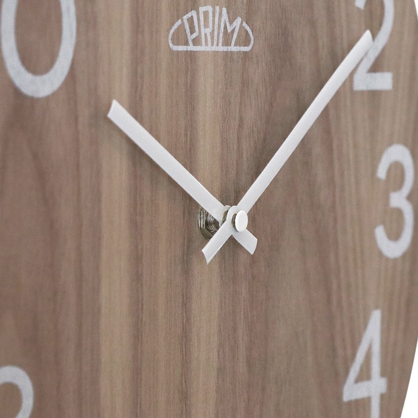Drevené hodiny PRIM Genuine Veneer - C - E07P.4245.5400