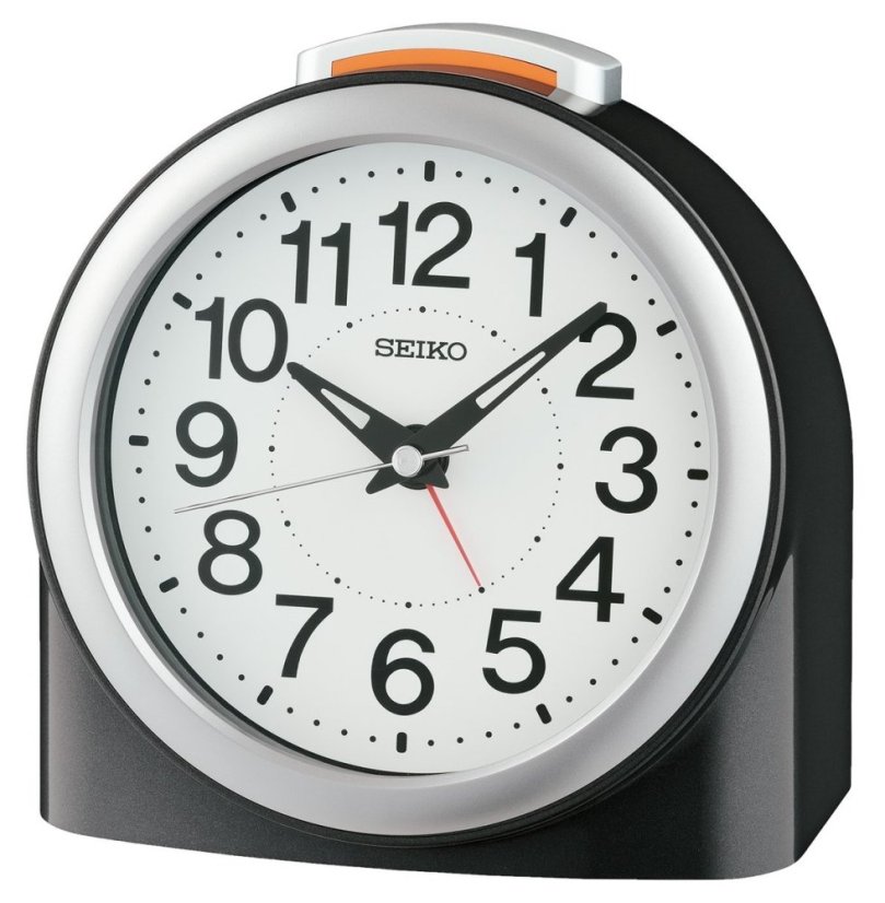 Ručičkový budík s tichým chodem Seiko QHE211K