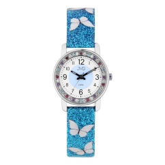 Dětské náramkové hodinky s motivem motýl JVD J7238.2