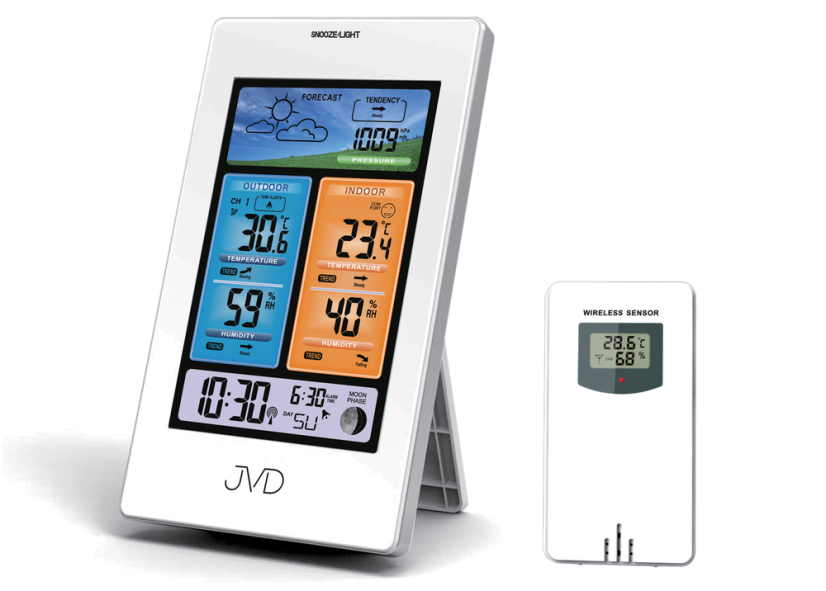 Rádiom riadená meteorologická stanica JVD RB3374