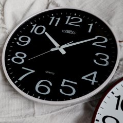 Nástěnné hodiny PRIM Klasik Style - black (E01P.3987.0090)