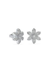 Guess White Lotus náušnice JUBE04145JWRHT/U