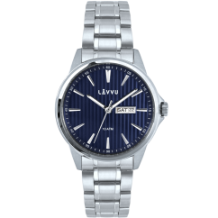 LAVVU Stylové pánské hodinky TRONES Deep Blue 100M