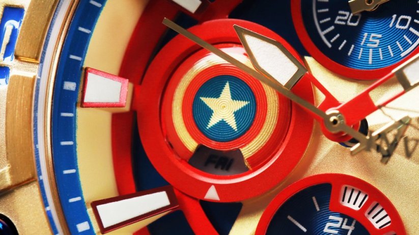 Invicta Marvel Lady Quartz 27019 Captain America Limited Edition 4000pcs