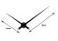 Dizajnové nástenné hodiny Future Time FT9110WH Hands white 100cm