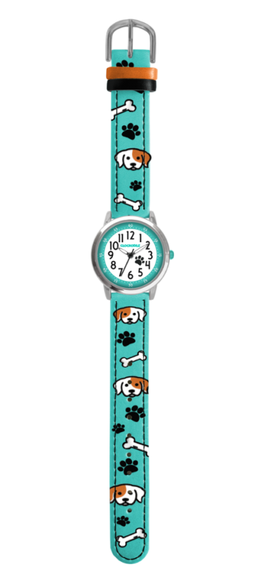 CLOCKKODIEL Modré detské hodinky PEJSCI