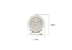 Dizajnové stolné hodiny 5833WH Karlsson 10,5cm