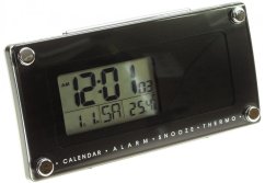 Digitální rádiem řízený budík MPM KW5007 černá