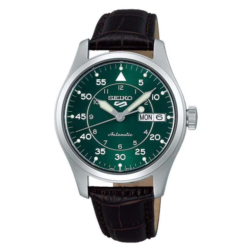 Seiko SRPJ89K1 Seiko 5 ‘Kelly Green Flieger’ Suit Style
