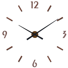 Nalepovací hodiny JVD HT467.1