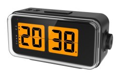 Digitální stolní překlápěcí hodiny JD9042N Lowell řízené signálem DCF 16cm