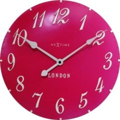 Dizajnové nástenné hodiny 3084rz Nextime v aglickom retro štýle 35cm