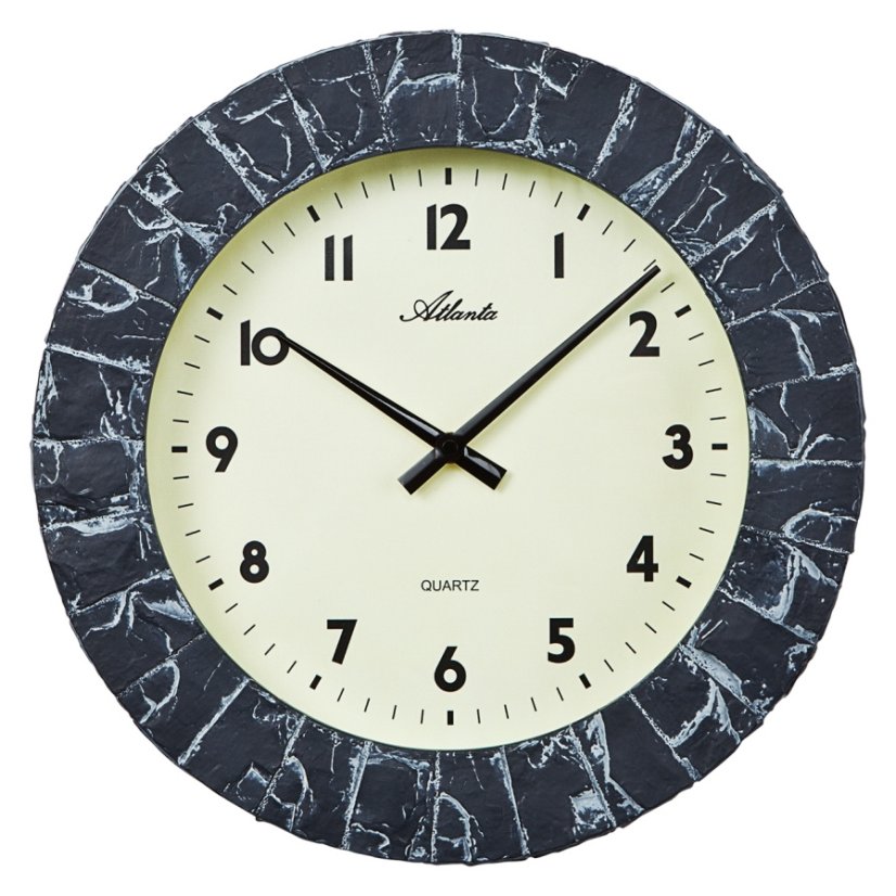 Dizajnové nástenné hodiny AT4474 Atlanta 35cm