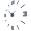 Dizajnové hodiny 10-305 CalleaDesign Michelangelo M 64cm (viac farebných verzií) Farba strieborná-2 - RAL9006