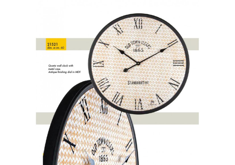 Dizajnové nástenné hodiny 21521 Lowell 60cm
