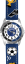 CLOCKODILE Svítící modré chlapecké hodinky FOTBAL