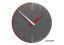 Designové hodiny 10-025 CalleaDesign Exacto 36cm (více barevných variant) Barva grafitová (tmavě šedá)-3 - RAL9007