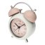 Designový kovový budík s klasickým mechanickým zvoněním MPM Kitty - A - C01.4433.23
