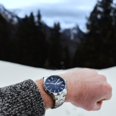 LAVVU Štýlové pánske hodinky TRONES Deep Blue 100M