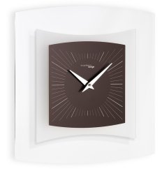 Dizajnové nástenné hodiny I059CL chocolate IncantesimoDesign 35cm