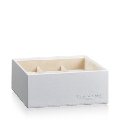 Kazeta na hodinky HEISSE & SÖHNE 70019-128.42 HS Mirage XL - dolní modul pro 6 hodinek - Creme