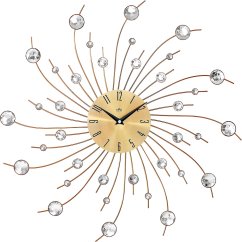 Designové paprskové nástěnné hodiny s tichým chodem MPM Gaia - E04.4496.80