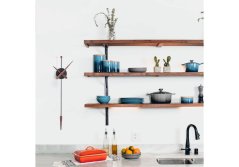Dizajnové nástenné hodiny Nomon Punta BW 63cm