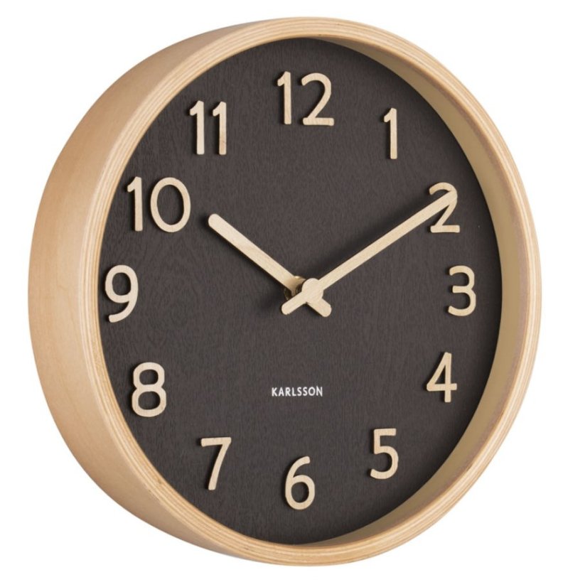 Dizajnové nástenné hodiny 5851BK Karlsson 22cm