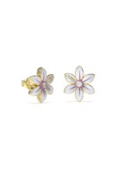 Guess White Lotus náušnice JUBE04135JWYGWHT/U