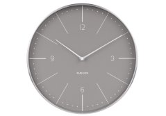 Dizajnové nástenné hodiny 5682GY Karlsson 28cm