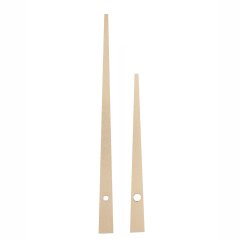 Kovové hodinové ručičky B27 (137 mm, 92 mm) - zlaté - Ručičky hodinové B27 pár zlaté