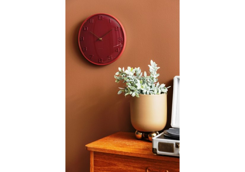Dizajnové nástenné hodiny 6084RD Karlsson 31cm