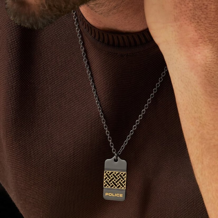 Náhrdelník POLICE Bricklock PEAGN0003302
