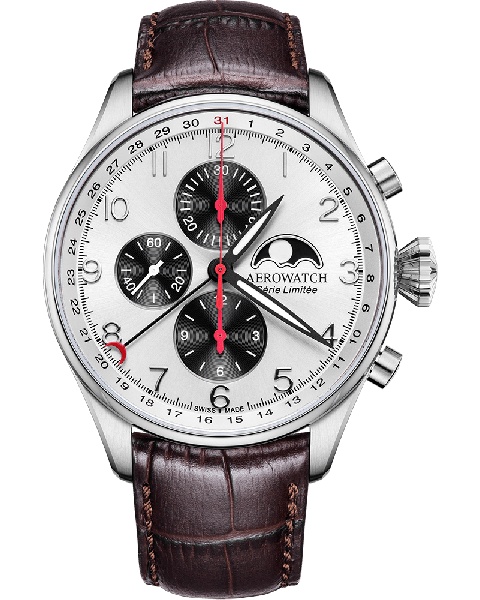 Aerowatch Les Grandes Classiques Chrono Moon Phase Limited Edition A 69989 AA04 Aerowatch Les Grandes Classiques Chrono Moon Phase Limited Edition A 69989 AA04