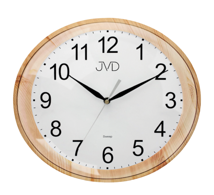 Nástěnné hodiny s tichým chodem JVD HP664.12