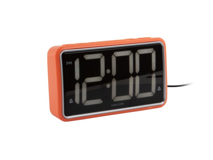 Digitálne LED stolné hodiny 6035OR Karlsson 16cm