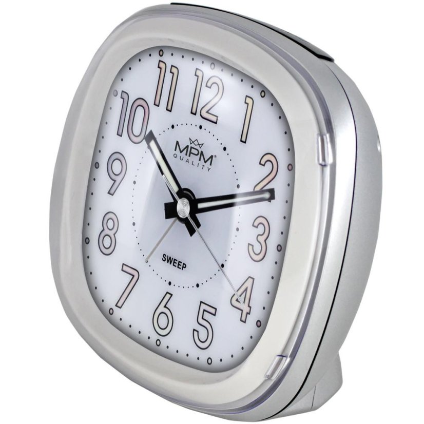 Budík s tichým chodem MPM C01.3067.70
