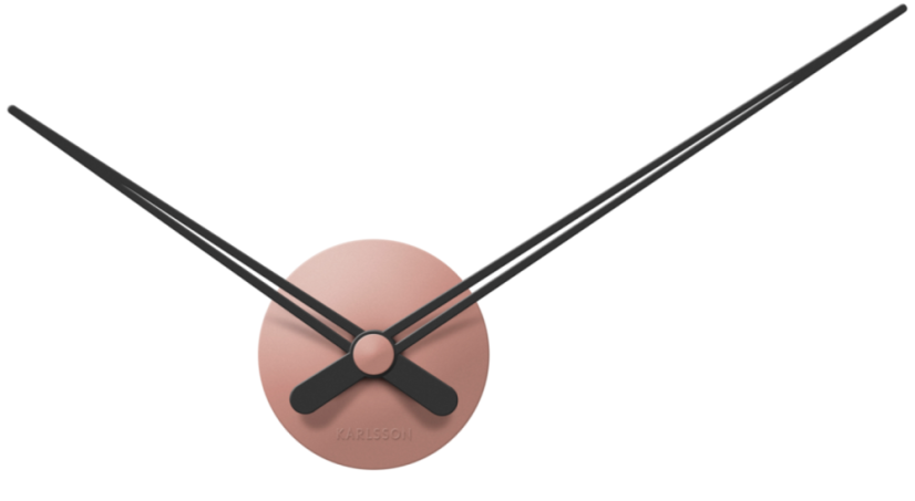Dizajnové nástenné hodiny 5838PI Karlsson pink 44cm