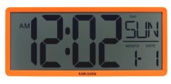 Digitální LCD hodiny 6020OR Karlsson 35cm