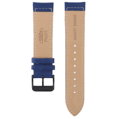 Kožený řemínek na hodinky  PRIM RB.13096.2220 - Blue (22 mm)