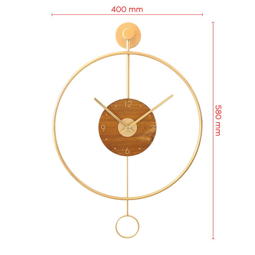 Designové nástěnné kovové hodiny MPM Circulo - A - E04.4285.80