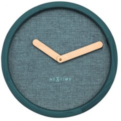 Dizajnové nástenné hodiny 3155tq Nextime Jeans Calm 30cm