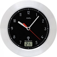 Kúpeľňové rádiom riadené hodiny AMS 5919